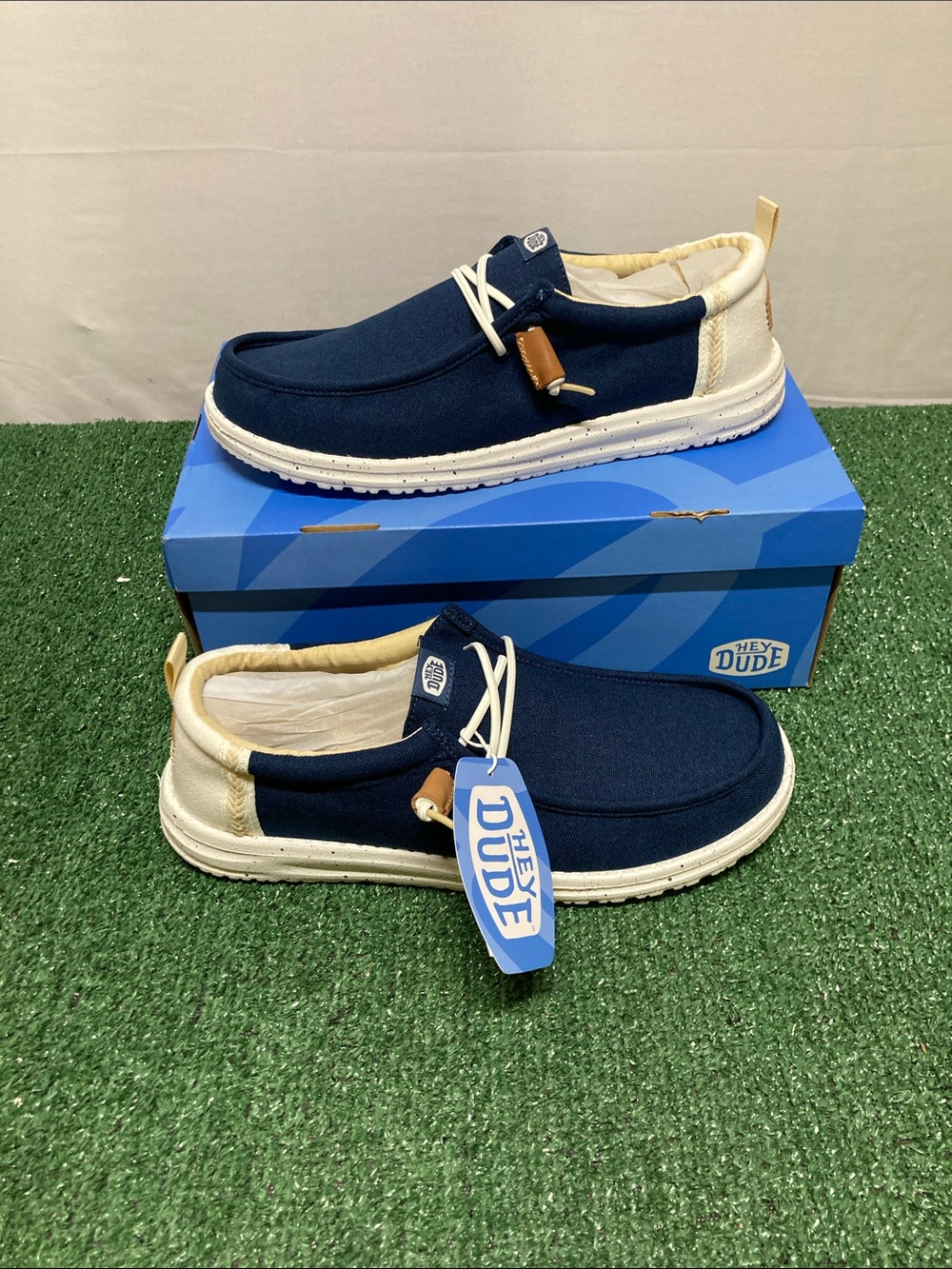 Hey Dude Wally Craft Linen Casual Slip-On Men’s size 13 (OKPM-09-004)